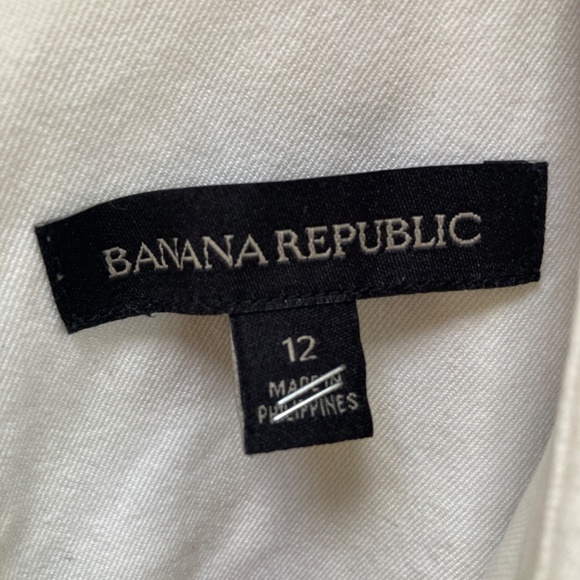 Banana republic black and white size 12 dress shift vneck - Picture 2 of 9